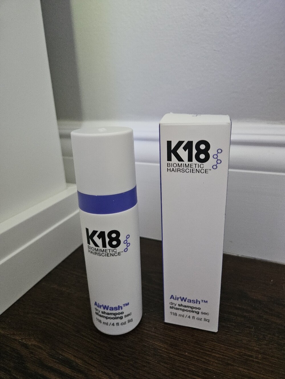 K18 AirWash Dry Shampoo – White with Purple Accents - Picture 3 of 3